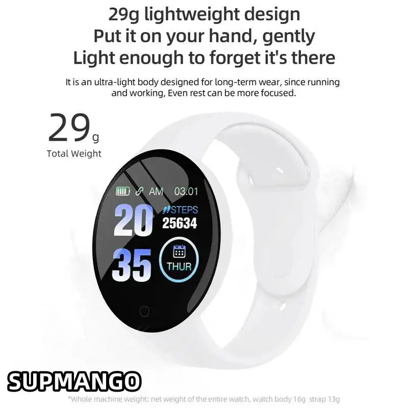 Real Stepcount Smart Watch Multi Function Step Connected Smart Watch For Men And Women Suitable For And Android