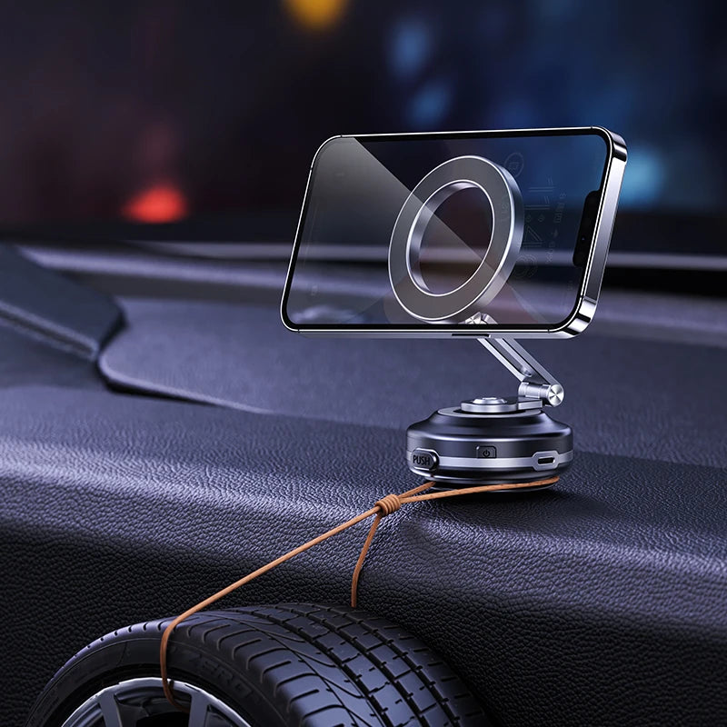 2025 New Magnetic Car Mount 360° Rotating Car Phone Mount for IPhone 16/15/14/13/12 for Shower/Car/Mirror/Smooth Surfaces