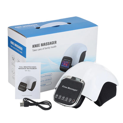 Electric Heated Knee Massager | Air Compression & Vibration Therapy