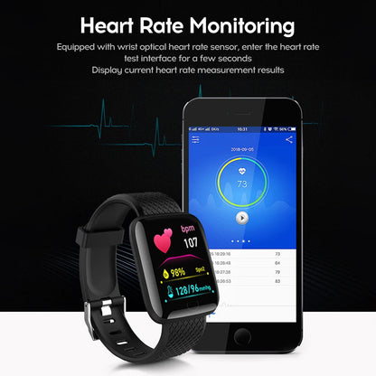 116plus Smart Watch 1.3 inch Screen Sports Fitness Watches For Men Women Gift Wristwatch Bluetooth 5.0 Calls Digital Smartwatch