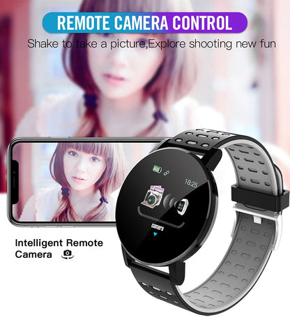 Smart Fitness Watch with Bluetooth | Blood Pressure & Sports Tracker for Android & iOS