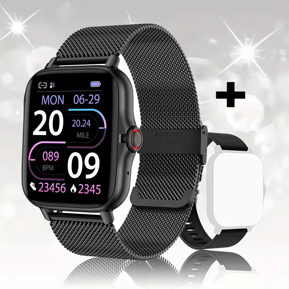 2024 Smart Watch Android Phone 1.44'' Inch Color Screen Bluetooth Call Blood Oxygen/Pressure Monitoring Smart Watch Women Men