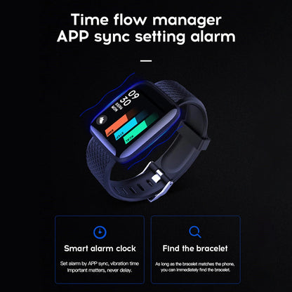 116plus Smart Watch 1.3 inch Screen Sports Fitness Watches For Men Women Gift Wristwatch Bluetooth 5.0 Calls Digital Smartwatch