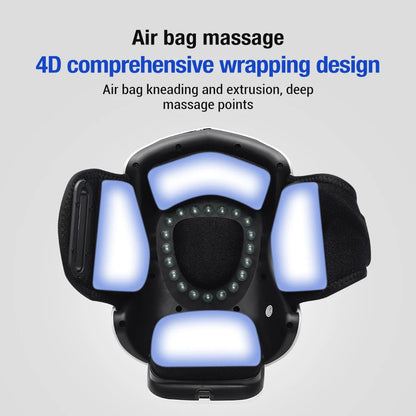 Electric Heated Knee Massager | Air Compression & Vibration Therapy