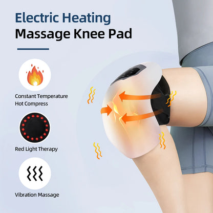 🔥 Knee Massager with Heat & Vibration – Pain Relief for Joints & Muscles 🔥