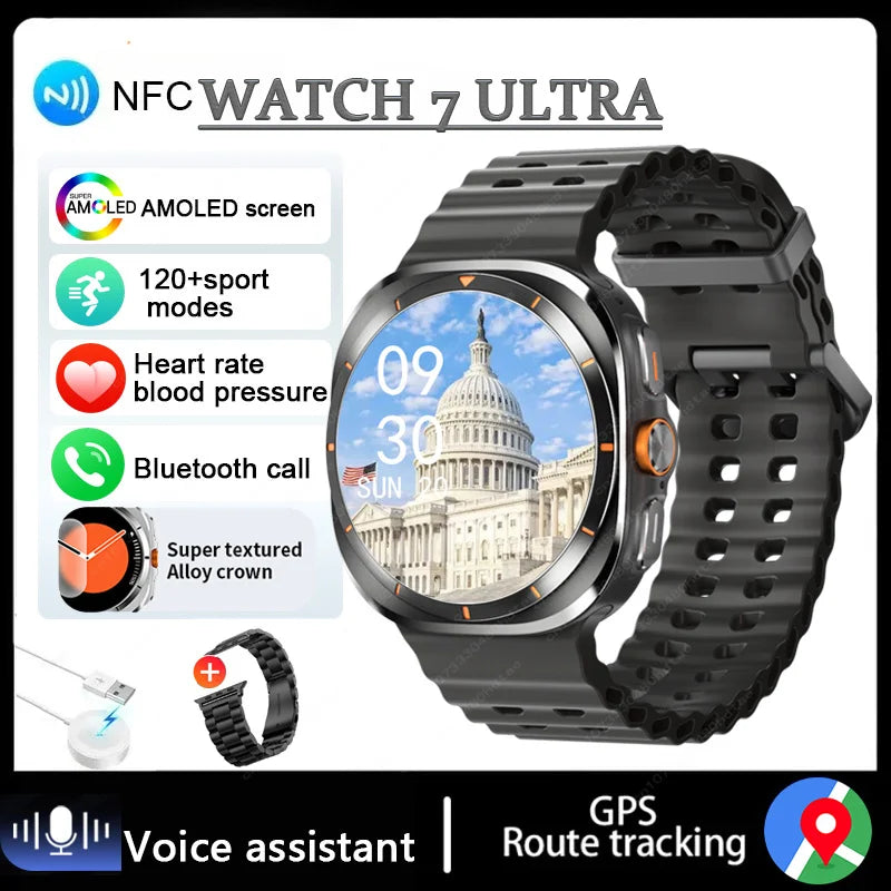 Smartwatch – GPS, Compass, NFC, AMOLED, BT Call, IP68