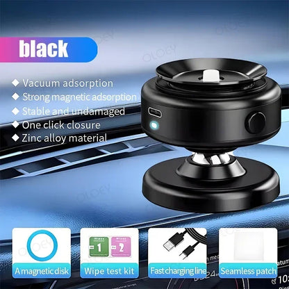 360 ° rotatable vacum car holder for iPhone Samsung Xiaomi magnetic car mount vacuum phone holder