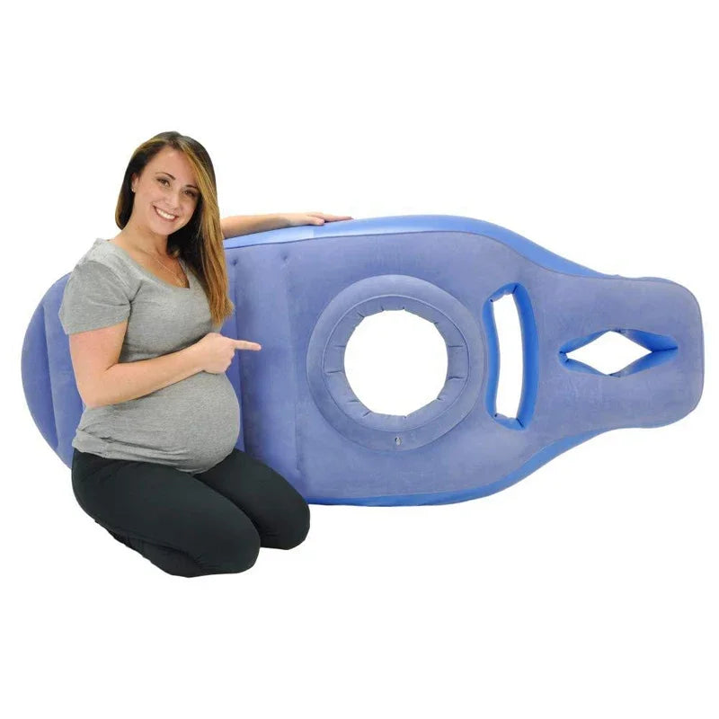 Inflatable Pregnancy Pillow & Sleeping Mat | Full-Body Maternity Support