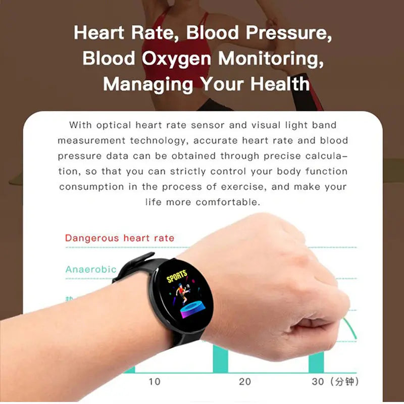 B39 Smart Watch Upgrade Men Women Smartwatch Blood Pressure Fitness  CountingTracker Sport Smart Bracele