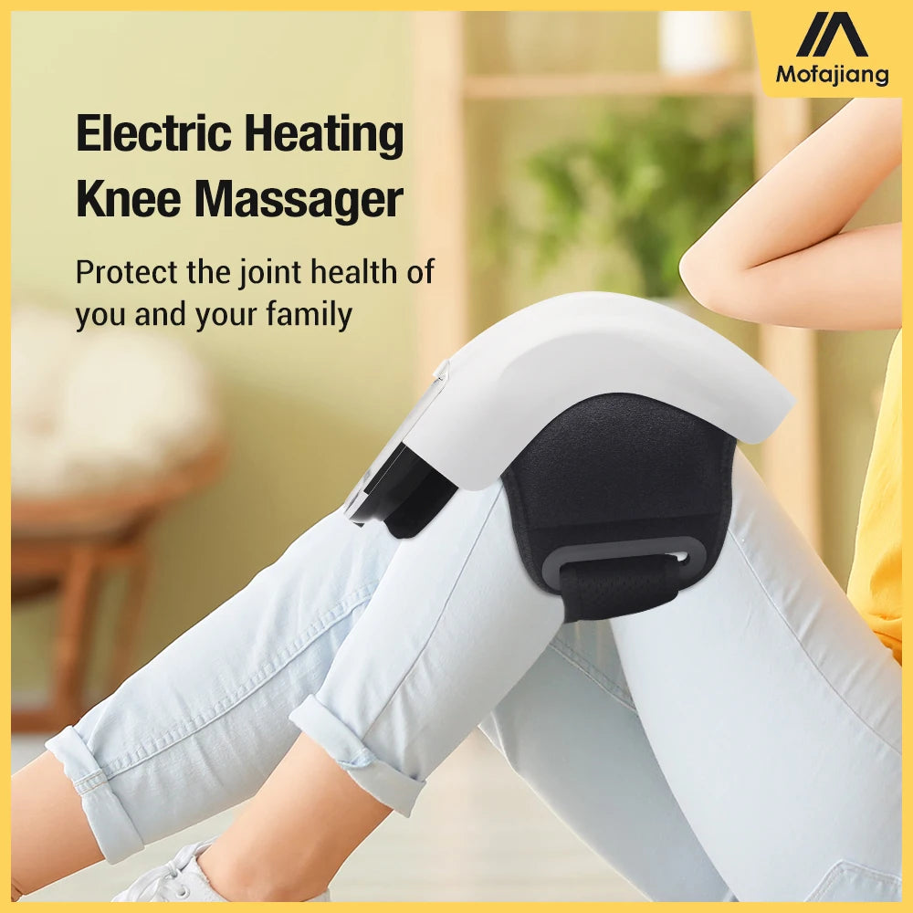 Electric Heated Knee Massager | Air Compression & Vibration Therapy